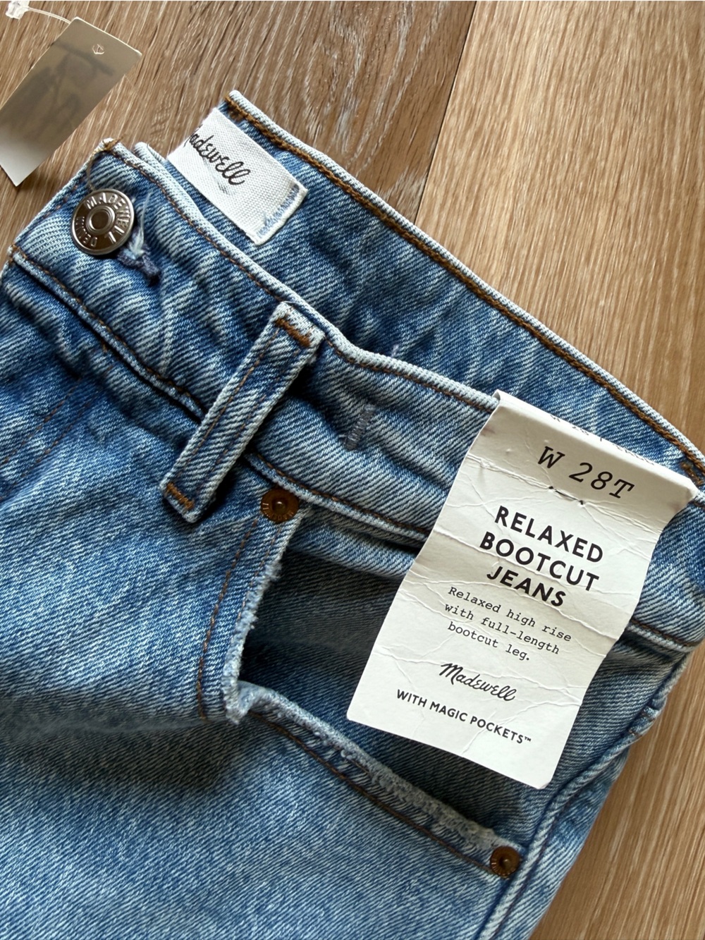 Madewell 28 TALL relaxed bootcut, 28 Tall - Picture 6 of 10